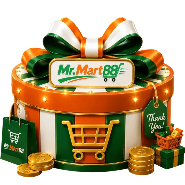 Ilustrasi hadiah bulat MrMart88