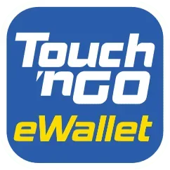 Logo pembayaran Touch 'n Go eWallet untuk deposit MrMart88